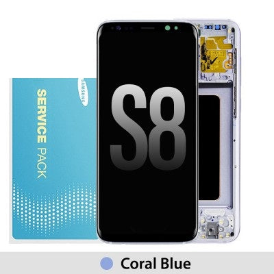 Samsung Galaxy S8 G950F OLED Screen Replacement Digitizer GH97-20457D (Gold)-Coral Blue Samsung Galaxy S8 G950F OLED Screen Replacement Digitizer GH97-20457D (Gold)-Coral Blue